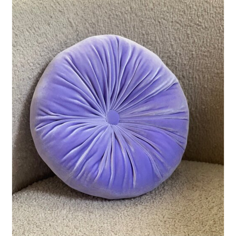 Coussin Therese, H 12 po x l 12 po, Mauve clair
