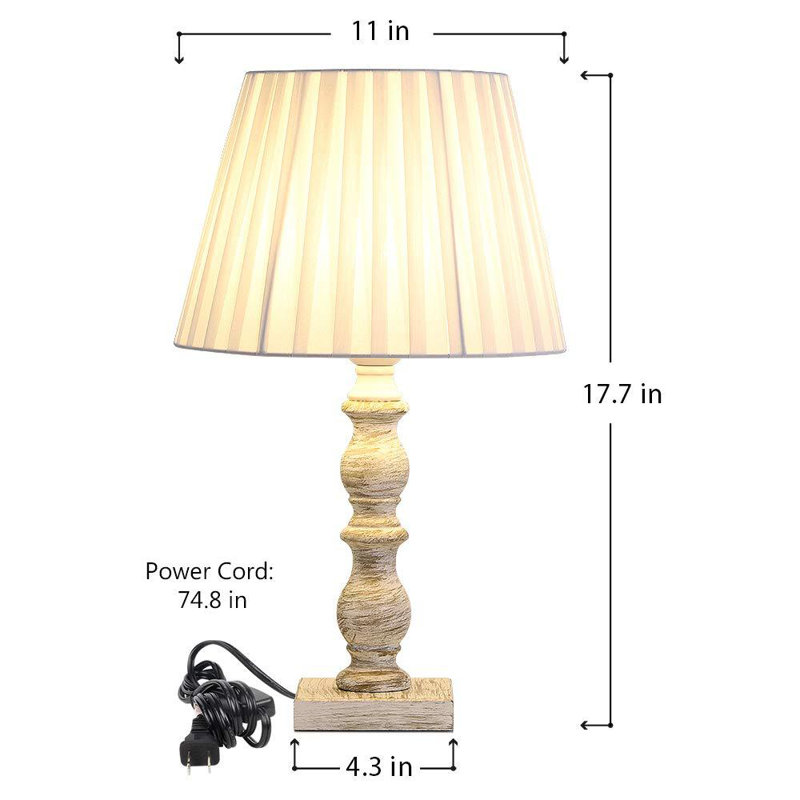 Wood Table Lamp