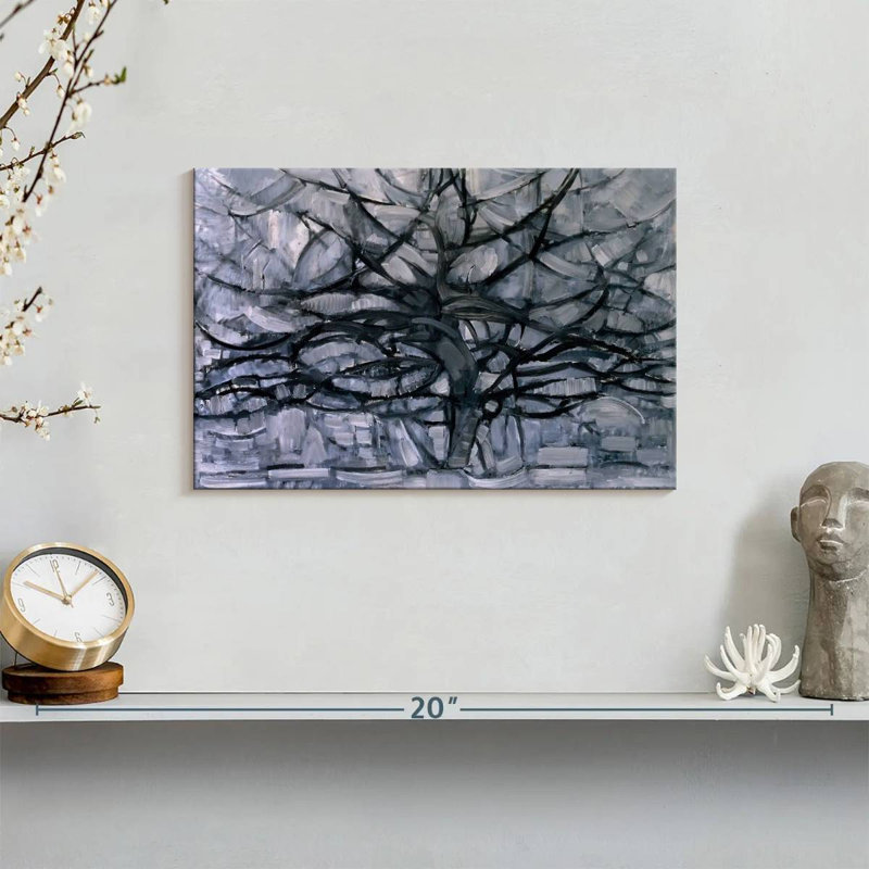 Gray Tree, 8" H x 12" W