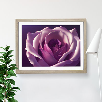 Dazzling Rose Flower - Framed Print