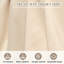 Parasol de terrasse rectangulaire déporté de 2,74 m x 3,35 m avec mât central (beige, base non incluse)