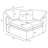 Segoura Grey 6-piece Modular Sectional Sofa