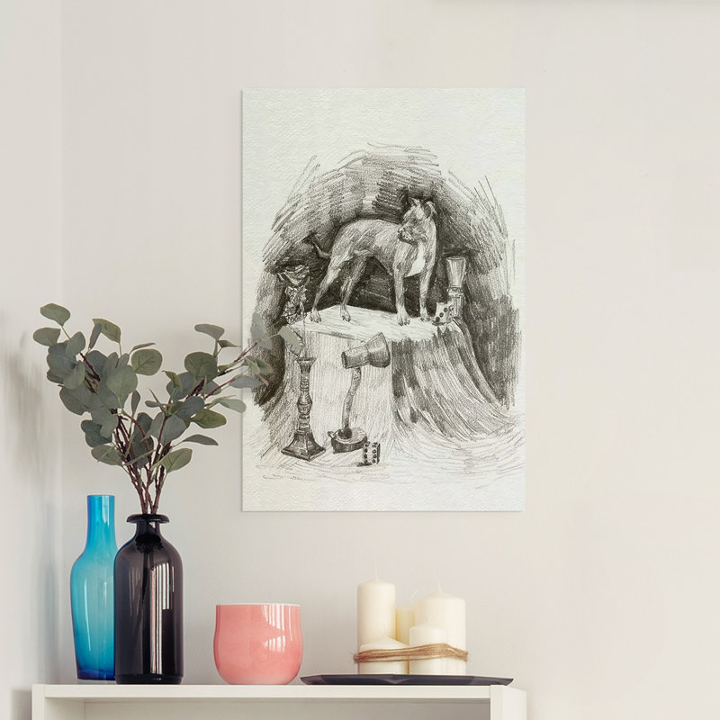A Gentleman V -Canvas Print Only - NOT FRAMED, 60" H x 40" W
