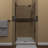 MP 26" W x 67" H Hinged Semi-Frameless Shower Door-42570904