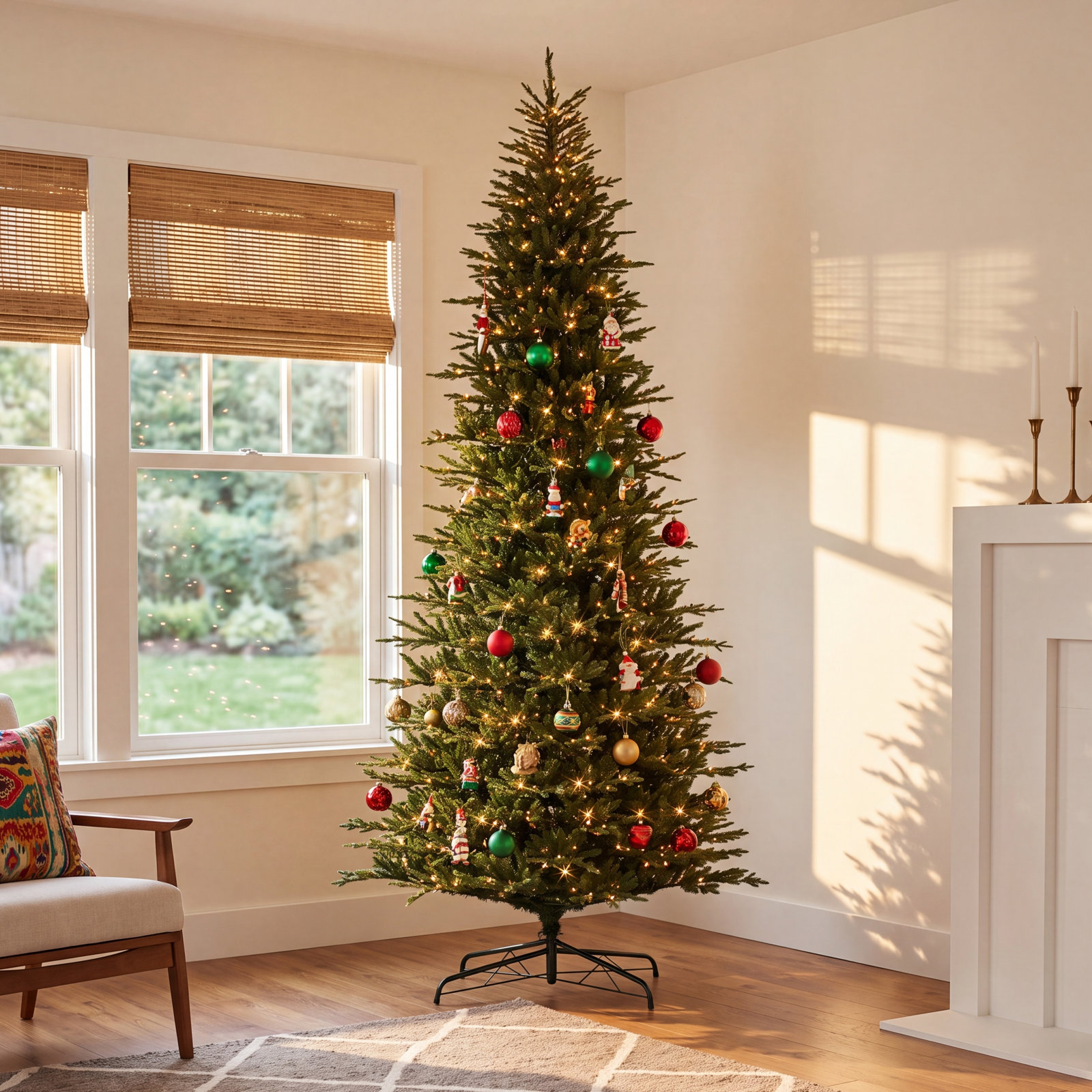 Grannia 12' Pre-Lit Fir Christmas Tree
