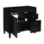 Meuble-lavabo de 36 po sans lavabo supérieur, armoire de rangement moderne avec 2 tiroirs et un tiroir basculant, structure en bois massif-121018174