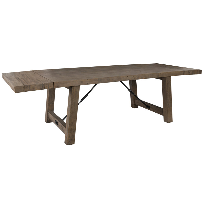 Tuscany 8 Piece Solid Wood Dining Set, Distressed Brown