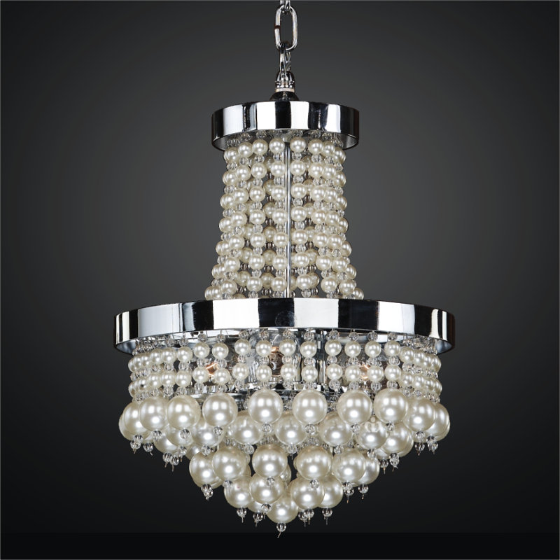 Lustree empire 8 lumières unique, H 17,5 po x l 11 po x P 11 po