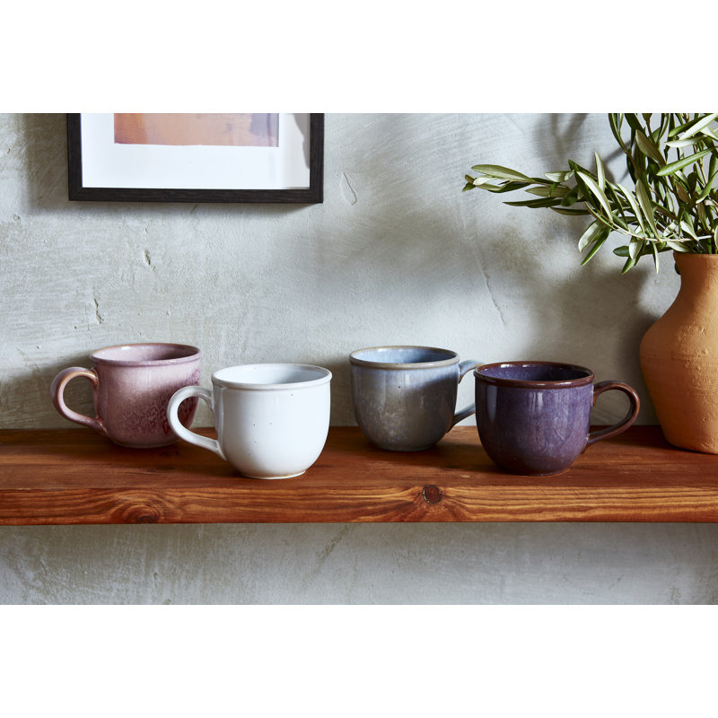 ENSEMBLE DE 4 TASSES MOONSTONE12OZ