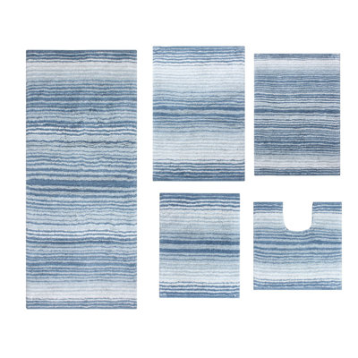 Highlawn 5 Piece Bath Rug Set