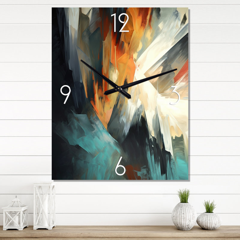 Horloge murale Janoshan, H 32 po x l 16 po x P 1 po