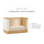 Bondi Boucle 4-in-1 Convertible Upholstered Crib