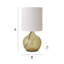 Emily Glass Table Lamp