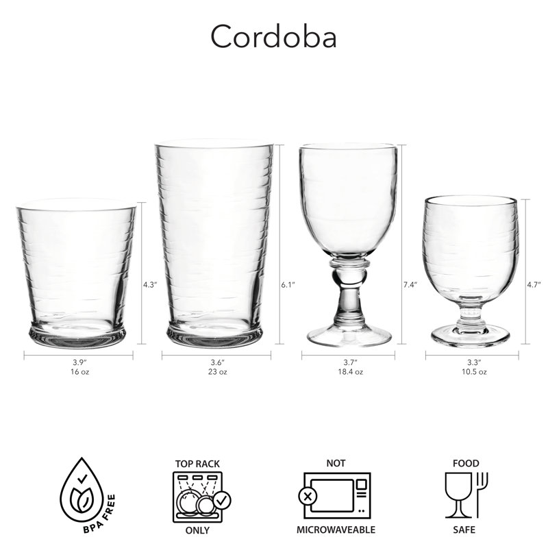 Canh Goblet Set, Clear