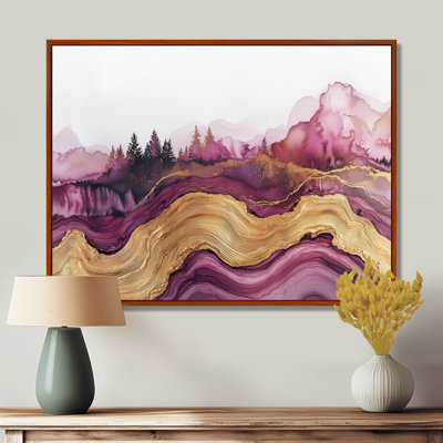 Mylah - Vineyard, art mural sur toile