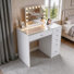 Makeup Vanity Desk With Mirror Rgb Led Lights
