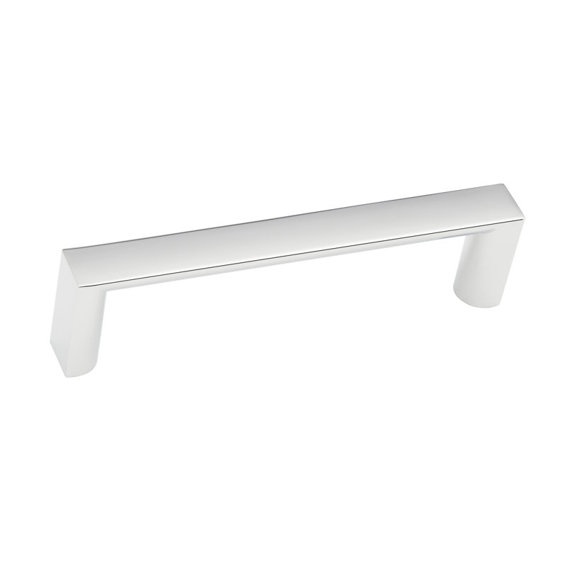 Polished Chrome Modern Cabinet Handle Pull with Mounting Hardware