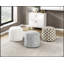 Repose-pieds cylindrique en tissu de chenille avec repose-pieds, repose-pieds, repose-pieds antidérapant, fauteuil à billes, repose-pieds 1 pièce