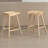24.25" Counter Height Wood Barstools Backless Farmhouse Bar Chairs With Footrest For Kitchen Counter Breakfast Bar Pub Bistro-10435611