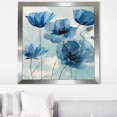 «Springing up Blue I» par Nan - Peinture
