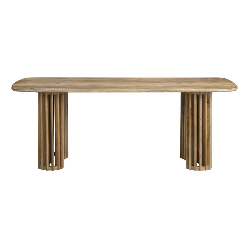 86" Solid Wood Dining Table