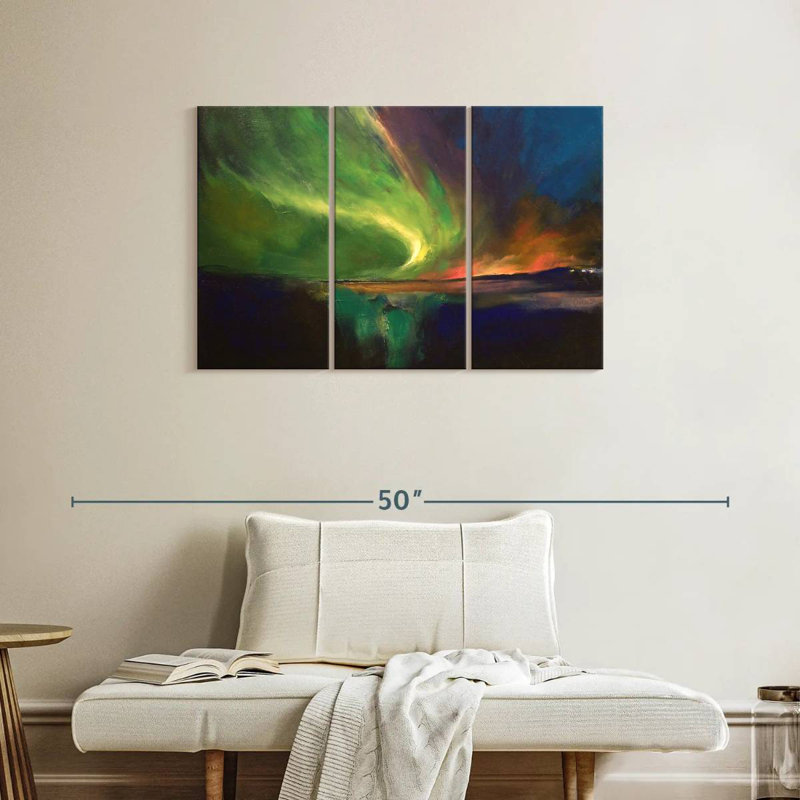 Alvord Aurora Borealis Vision, 24" H x 38" W