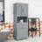 Fougeres Modern Wood Freestanding Bathroom Cabinet with Integrated Laundry Basket and Ample Compartments-1771839195