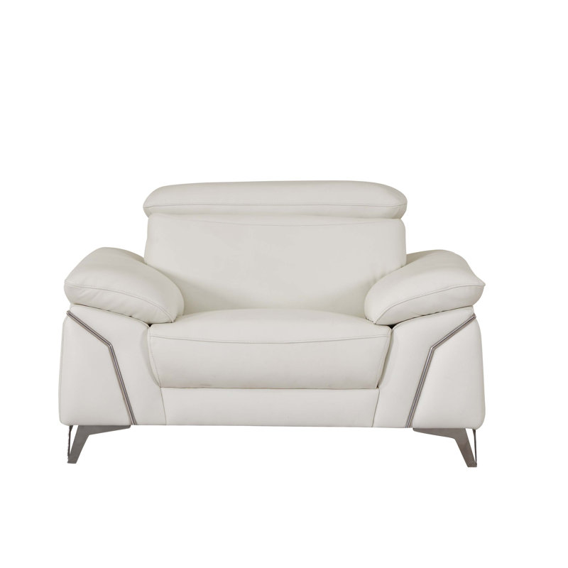 Fauteuil en cuir italien Global United