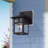 1 Light Small Outdoor Wall Lantern With Clear Glass-1709791589