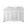 Currahee 54'' Free-standing Double Bathroom Vanity with Engineered Stone Vanity Top