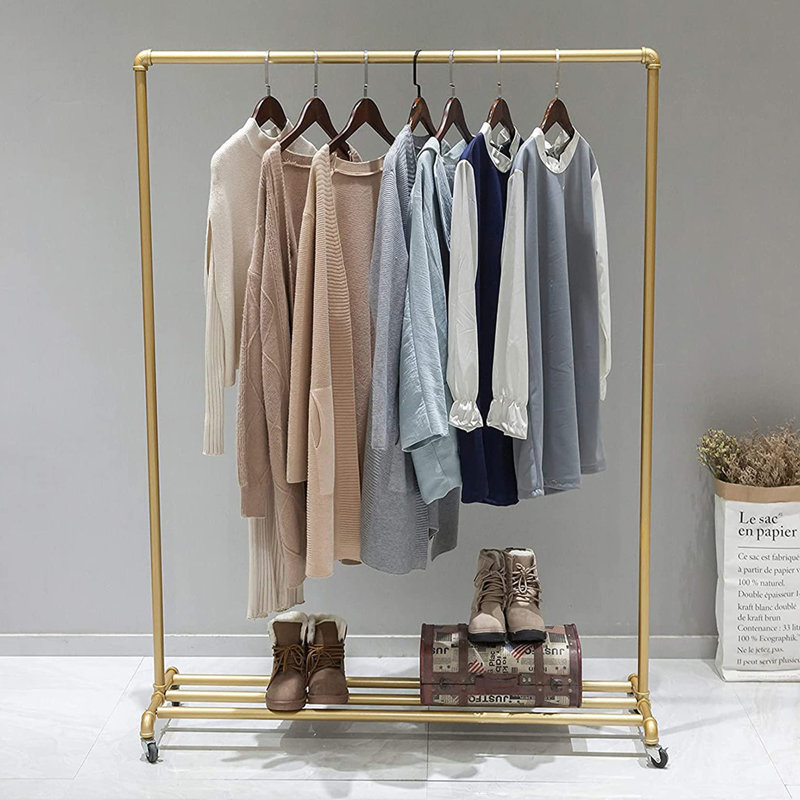 Amati 121cm Rolling Clothing Rack