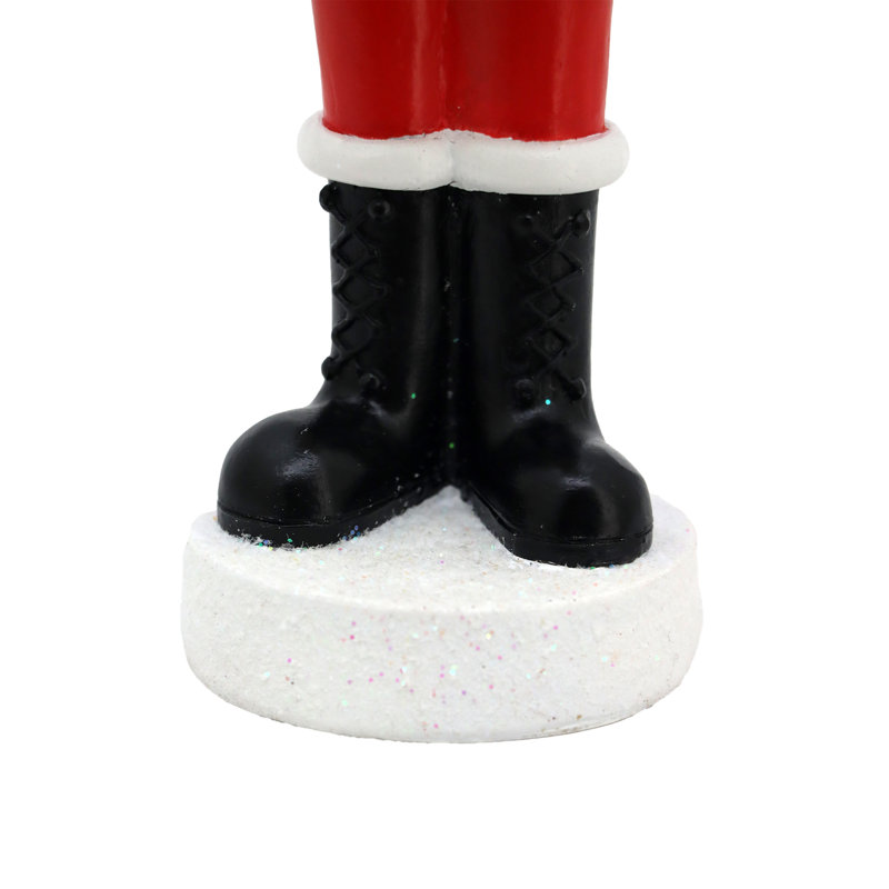 Figurine de Noël casse-noisette en polyrésine - H 12,3 po