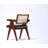 Pierre J. Half Wicker Armchair in Black