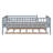 Tamsin Wood Daybed with Trundle & Fence Guardrails-125891680