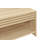 Abba 39.4" W Mid Century Modern Rectangular Coffee Table with Slatted Detailing-1085410577