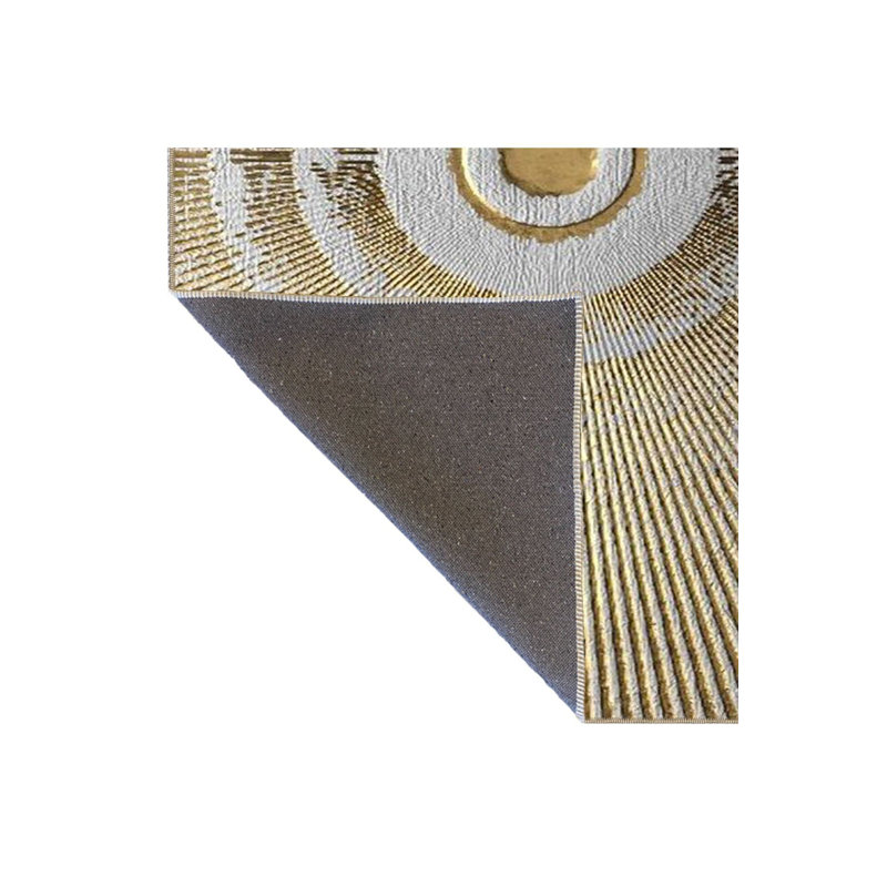 Tapis lavable à motif de cercles doux, Tapis de couloir 3 pi 3 po x 6 pi 7 po inclus