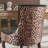 Dining Thickened fabric chairs with neutrally toned solid wood legs Set of 2
