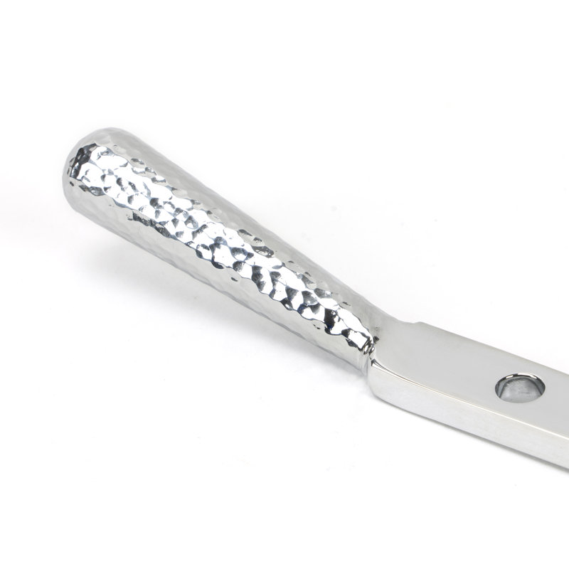 Hammered Newbury Stay Door Accessory, Polished Chrome