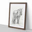 Standing Horse by Jean Bernard - Framed Print-55615985-55615986