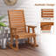 Chaise berçante en bois de sapin-911955617