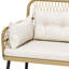  Black All-Weather Wicker Outdoor Loveseat-1803518105
