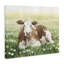 «Cow & Meadow Blossoms», art mural sur toile par Grace Popp-741671998