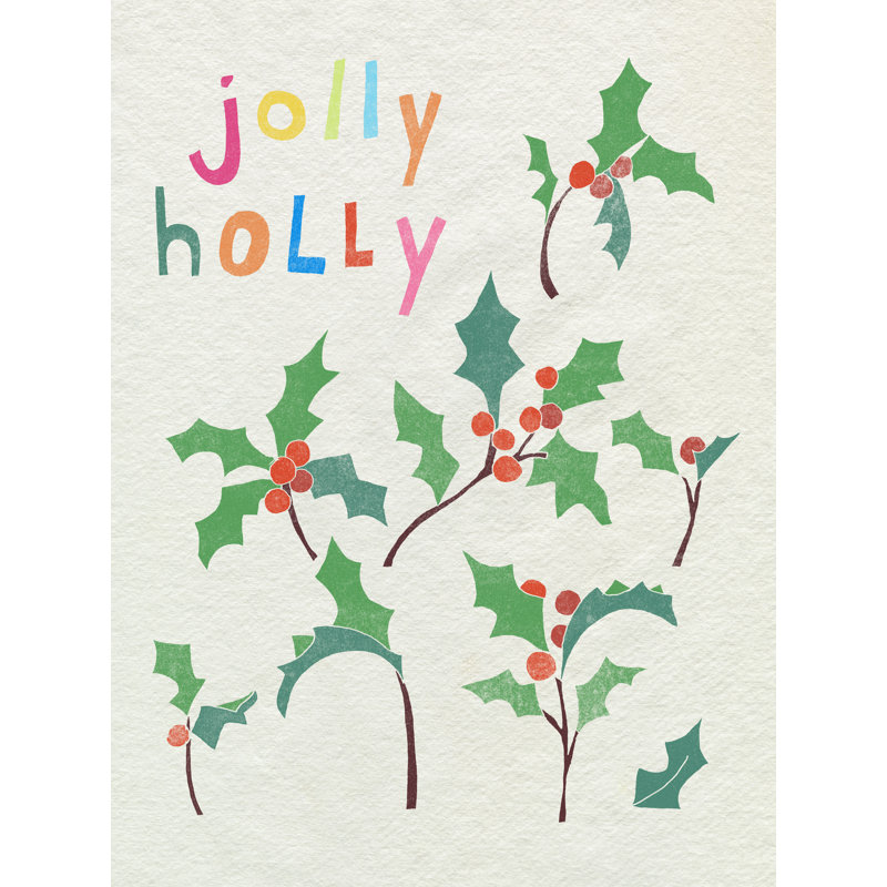 Cut Paper Christmas II 1 Piece Wrapped Canvas Wall Art, 76 cm H x 51 cm W