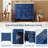 Akif 36'' Single Bathroom Vanity with Resin Top-2134450020