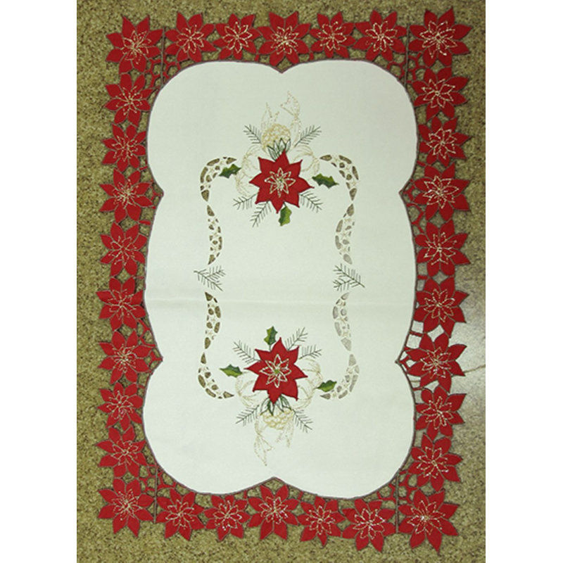 Accessoire de table rectangulaire en polyester Juaria