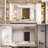 Cozy Design Tempered Glass Framed Wall-Mounted Bathroom Vanity Mirror-102799374-102799396-102799375