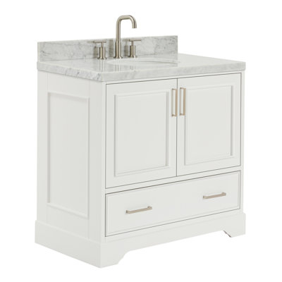 Meuble-lavabo simple avec plateau Abshire 37