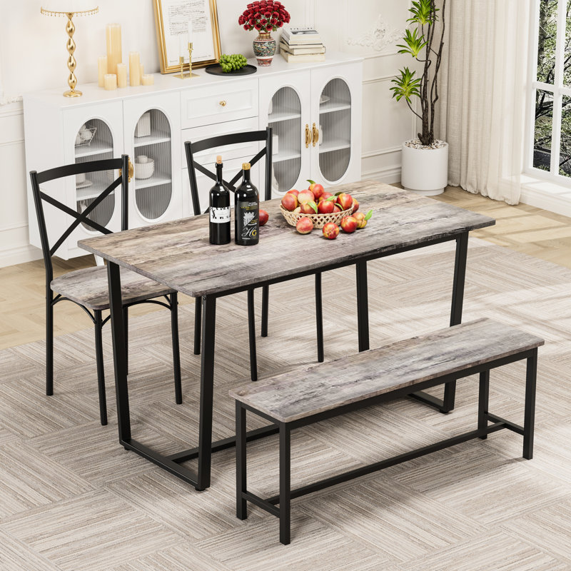 MDF Furniture Set Gray