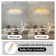 Paree 18 - Light  47.5" Luxury Real Crystal Chandeliers Dimmable  Kitchen Island Square / Rectangle Chandelier