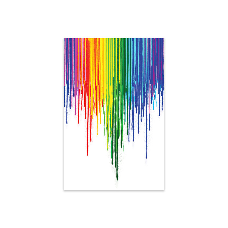 «Rainbow Gay Pride» par Notsniw Art - impression non encadrée, H 24 po x l 16 po x P 0,25 po